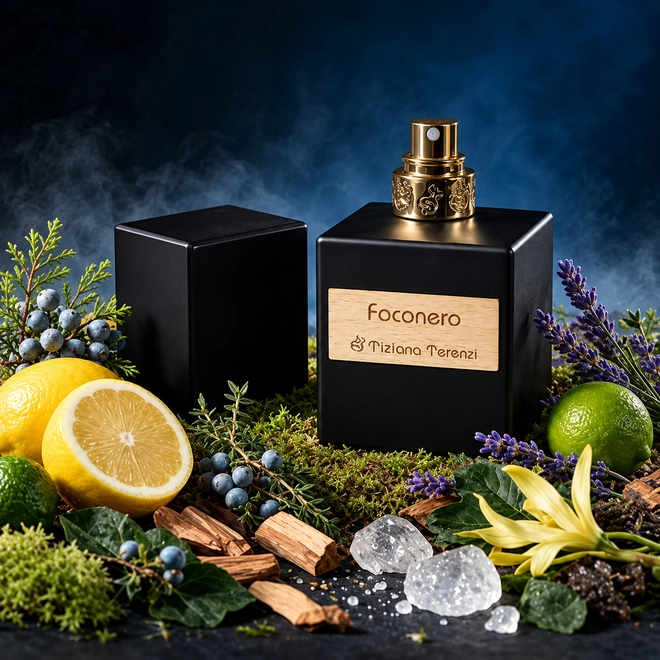 perfume tiziana terenzi foconero compartilhado extrait de parfum