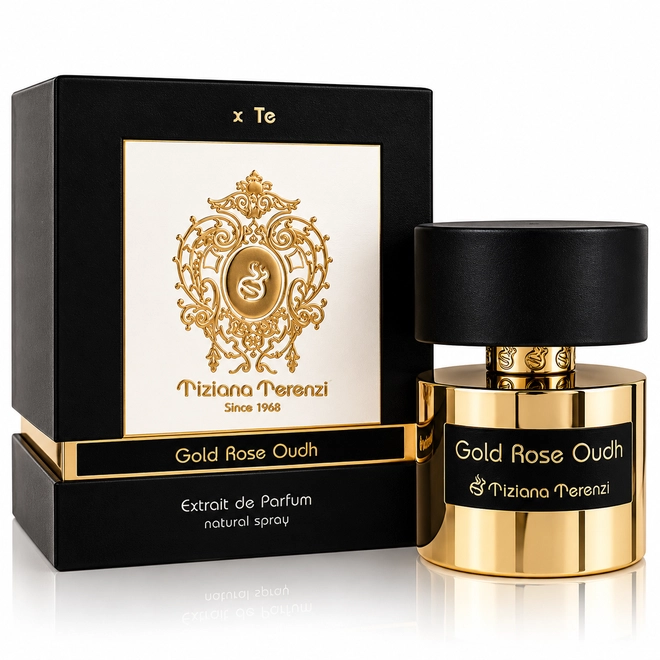 perfume tiziana terenzi gold rose oudh compartilhado extrait de parfum